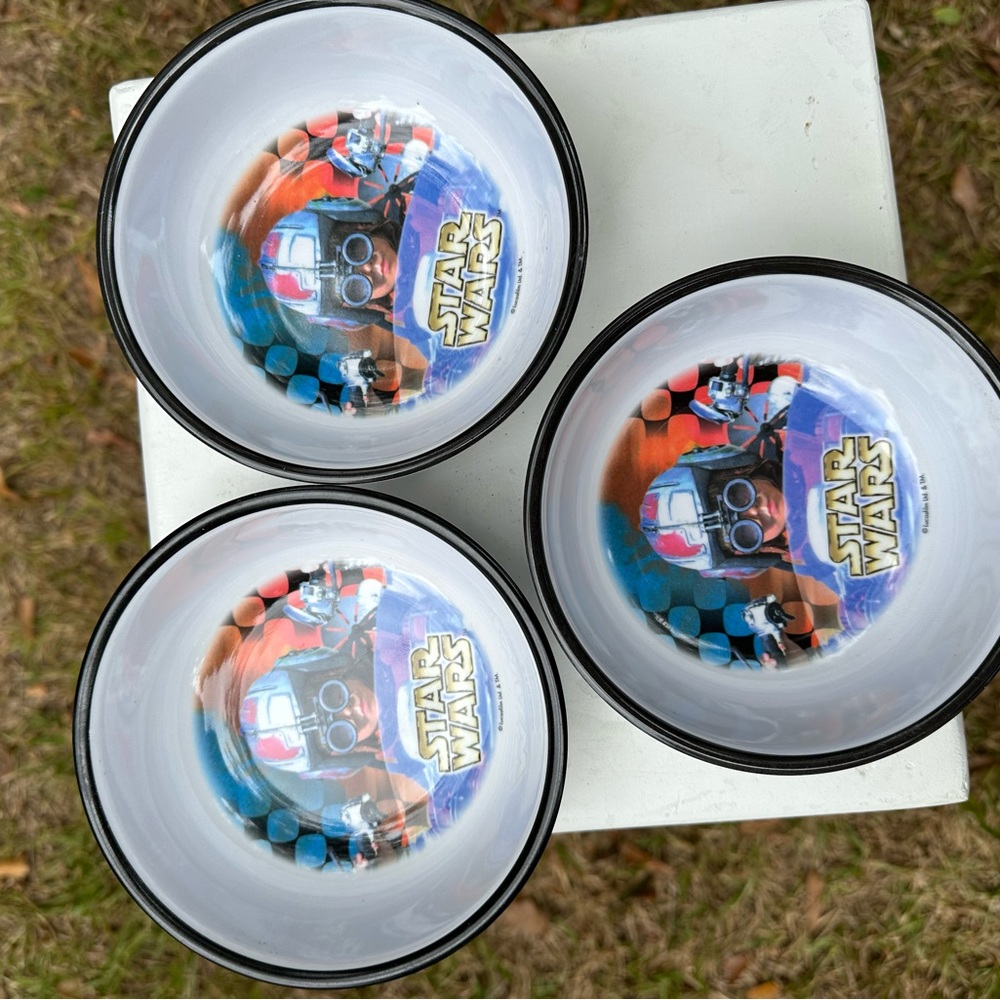 Vintage Star Wars Anakin Skywalker bowls